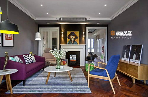 现代简约与个性混搭的完美融合 —— 保利中央公园125平三居室实景案例赏析